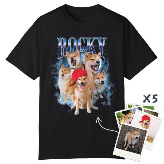 POLERA PERSONALIZADA MASCOTA RAP ROCK FAN