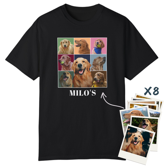 POLERA PERSONALIZADA MASCOTA VERSIONES X8