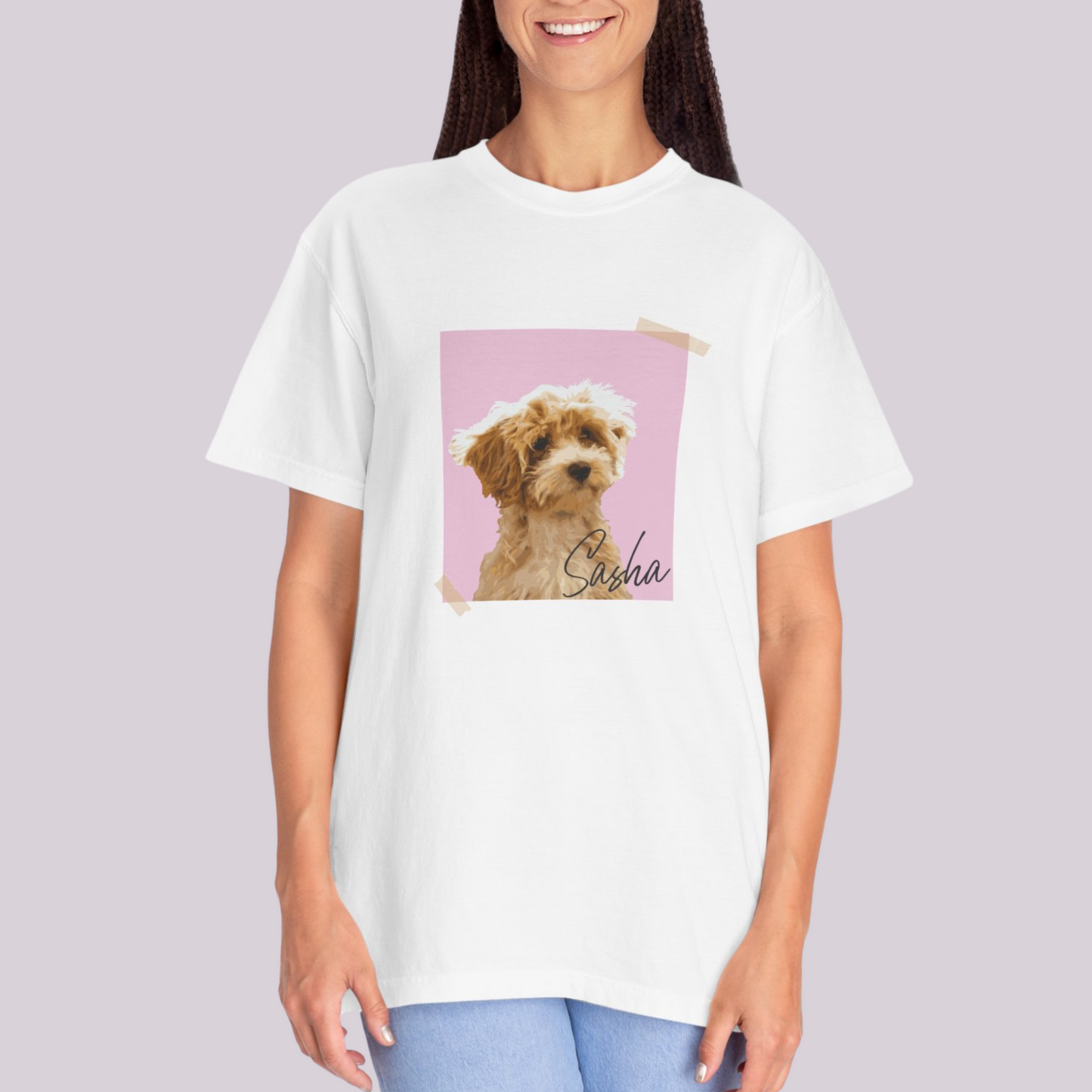 POLERA PERSONALIZADA MASCOTA PORTRAIT